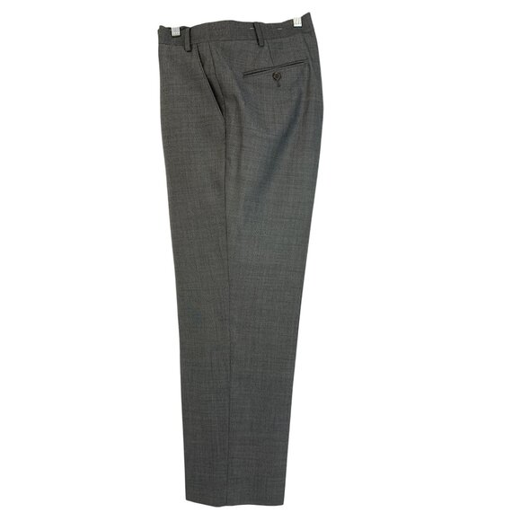 Lauren Ralph Lauren Mens Gray Flat Front Dress Pants 42 x 30 REE10687 EUC - Picture 1 of 6